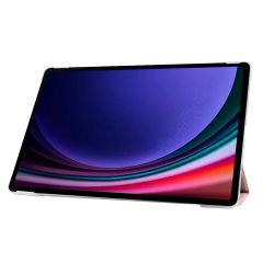 Galaxy Tab S9 FE 10.9'' SM-X510 Uyumlu Kapaklı Kılıf Standlı Uyku Modlu Tablet Kılıfı Flip Smart Rose Gold