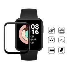 Xiaomi Mi Watch Lite Ekran Koruyucu 3D Tam Kapatan Kavisli PPMA