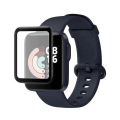 Xiaomi Mi Watch Lite Ekran Koruyucu 3D Tam Kapatan Kavisli PPMA