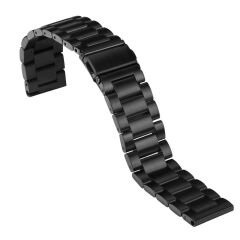 Amazfit GTS 4 Mini Uyumlu Metal Kordon Premium Paslanmaz Çelik Kayış Baklalı Model