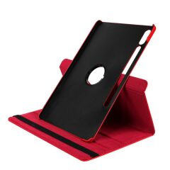 Galaxy Tab S9 FE+ Plus 12.4'' SM-X610 Kılıf 360° Dönebilen Standlı Kapaklı Tablet Kılıfı Uyku Modlu