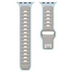 Apple Watch 6 5 4 3 2 1 SE 42 44 mm uyumlu Silikon Kordon Çift Renkli Premium Spor Tasarım Kayış