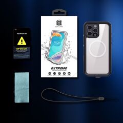 iPhone 16 Pro Max Uyumlu Su Geçirmez Kılıf MagSafe IP68 Waterproof Anti Shock Anti Dust Kapak