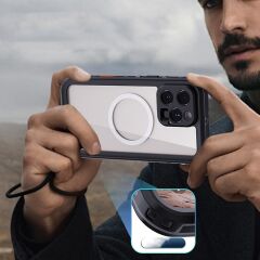 iPhone 16 Pro Max Uyumlu Su Geçirmez Kılıf MagSafe IP68 Waterproof Anti Shock Anti Dust Kapak