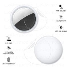 Apple Airtag Koruyucu - Ön & Arka Yüzey Koruma - TPU Silikon