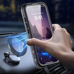 iPhone 17 Uyumlu Su Geçirmez Kılıf MagSafe IP68 Waterproof Anti Shock Anti Dust Kapak