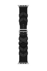 Apple Watch 7 8 9 41 mm Uyumlu Kumaş Örgü Kordon Hermes Bridon Üç Boyutlu Tasarım Kayış