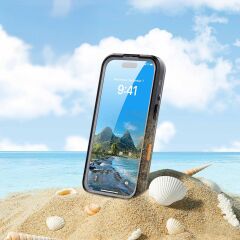 iPhone 17 Pro Uyumlu Su Geçirmez Kılıf MagSafe IP68 Waterproof Anti Shock Anti Dust Kapak