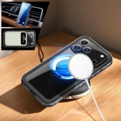 iPhone 17 Pro Max Uyumlu Su Geçirmez Kılıf MagSafe IP68 Waterproof Anti Shock Anti Dust Kapak