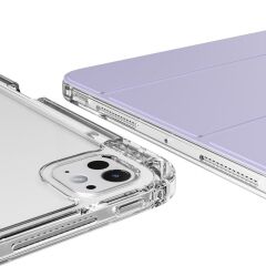iPad Pro 13 M4 2024 uyumlu Sürgülü Kapaklı Kılıf Kalem Bölmeli Standlı Mıknatıslı Ayrılabilen Kapak