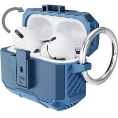 Airpods Pro 2. Nesil Uyumlu Kılıf Kilitli Tasarım Tuşlu Darbe Emici Üstün Koruma Kulaklık Kılıfı