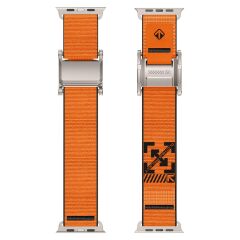 Apple Watch 10 / 11 46 mm Uyumlu Outdoor Kordon Naylon Dokuma Kumaş Premium Kayış Mıknatıslı Toka