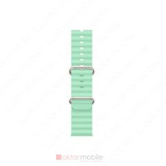 Apple Watch 6 5 4 SE 40 mm uyumlu Silikon Kordon Ocean Kordon Silindirik Kayış Turuncu