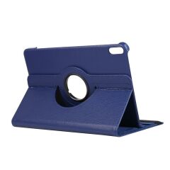 Honor Pad 8 12'' Uyumlu Kapaklı Kılıf 360 Dönebilen Standlı Smart Uyku Modlu PU Deri Tablet Klıfı Lacivert