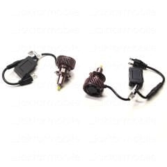 Led Far Ampülü 360° Led Xenon Mercekli Far Uyumlu 80W 16000 Lumen