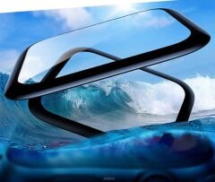Apple Watch 44 mm Ekran Koruyucu 3D Tam Kapatan Kavisli PPMA Nano Cam Tam Uyumlu