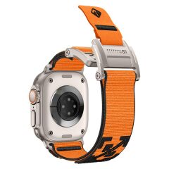 Apple Watch 7 8 9 45 mm Uyumlu Outdoor Kordon Naylon Dokuma Kumaş Premium Kayış Mıknatıslı Toka