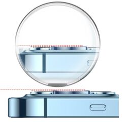 iPhone 13 Pro Kamera Lens Koruyucu Cam Tempered Glass Mavi