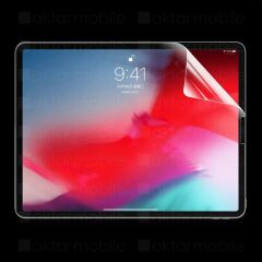 iPad Pro 12.9 2021 5. Nesil Ekran Koruyucu Nano Kırılmaz Esnek Ultra İnce Üstün Koruma