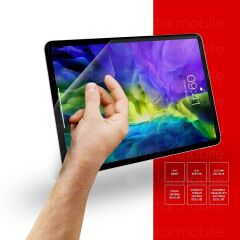 iPad Pro 12.9 2021 5. Nesil Ekran Koruyucu Nano Kırılmaz Esnek Ultra İnce Üstün Koruma