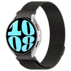 Galaxy Watch 4 40 / 44 mm Tam Uyumlu Mıknatıslı Hasır Metal Örgü Kordon Kayış Orijinal Pim