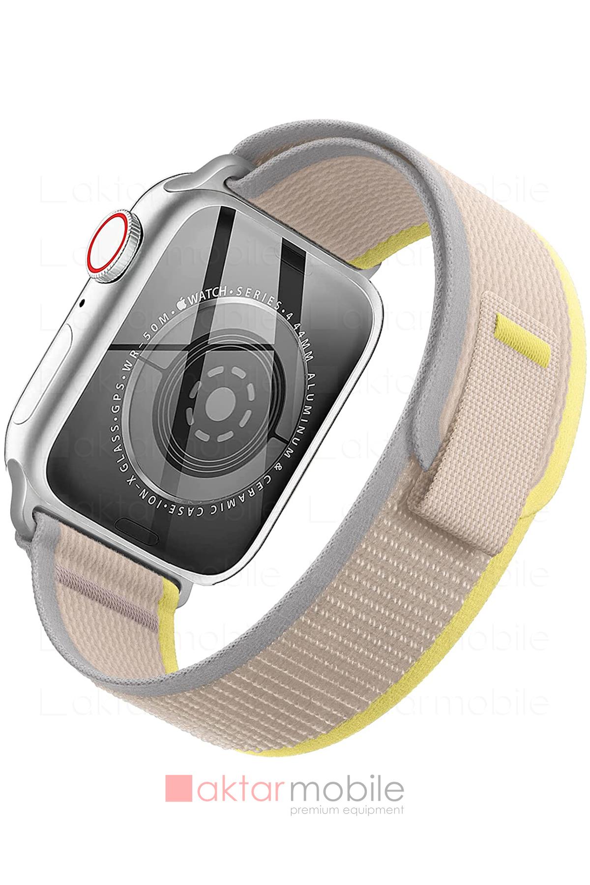 Apple Watch 6 5 4 SE 40 mm uyumlu Kordon Trail Loop Naylon Örgü Kayış