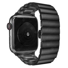 Apple Watch 7 6 SE 5 4 3 2 1 - 38 / 40 / 41 mm uyumlu Metal Kordon Premium Paslanmaz Çelik Kayış