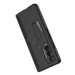 Samsung Galaxy Z Fold 3 Kılıf Magnetik Menteşe Korumalı Kick Standlı Premium Kapak Oleofobik Kaplama