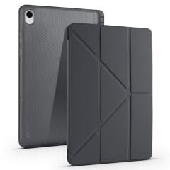 Galaxy Tab S11 2025 11'' uyumlu Kılıf Kalem Bölmeli Tri Folding Standlı Arkası Silikon Kapak