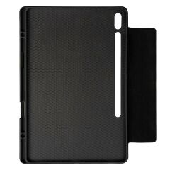 Galaxy Tab S8+ Plus 12.4'' Uyumlu Klavyeli Kılıf Standlı Bluetooth Klavye Trackpad Keyboard