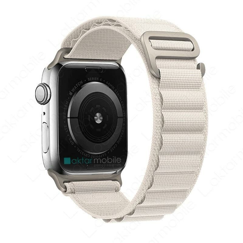 Apple Watch 7 41 mm uyumlu Kordon Alpine Loop Örgü Kayış