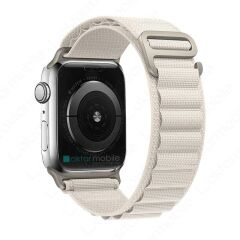 Apple Watch 7 41 mm uyumlu Kordon Alpine Loop Örgü Kayış