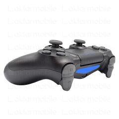 Kablosuz Oyun Kolu Titreşimli - Touchpad Bluetooth Gamepad - Wireless Joystick - PS4 / PC / Laptop Siyah