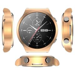 Huawei GT 2 Pro Ekran Koruyucu Kasa Koruma Full Body Gard Tüm Gövde Koruyucu Tam Koruma 360 ° Rose Gold