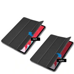 Samsung Galaxy Tab S8 11'' uyumlu Kılıf Flip Akıllı Kapak Standlı Smart Cover Uyku Modlu