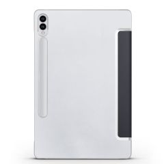 Galaxy Tab S9 FE+ Plus Kapaklı Kılıf Standlı Flip Smart Akıllı Kapak Uyku Modlu Tablet Kılıfı Siyah