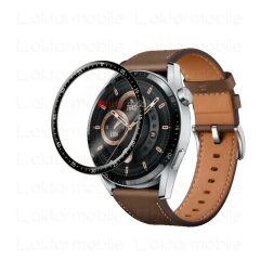 Huawei Watch GT 3 46 mm uyumlu Ekran Koruyucu 3D Tam Kapatan Kavisli PPMA Nano Cam Tam Uyumlu