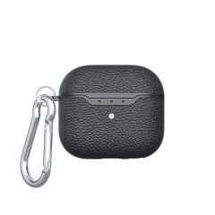 Airpods 3. Nesil Uyumlu Kılıf Silikon Kulaklık Kılıfı Deri Görünümlü Tasarım