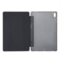 Galaxy Tab S11 Ultra 2025 14.6'' uyumlu Kılıf Kalem Bölmeli Tri Folding Standlı Arkası Silikon Kapak