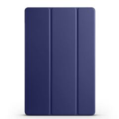 Galaxy Tab S9 FE+ Plus Kapaklı Kılıf Standlı Flip Smart Akıllı Kapak Uyku Modlu Tablet Kılıfı Lacivert