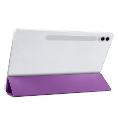 Galaxy Tab S9 FE+ Plus Kapaklı Kılıf Standlı Flip Smart Akıllı Kapak Uyku Modlu Tablet Kılıfı Mor