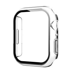 Apple Watch 9 45 mm uyumlu Ekran Koruyucu Kasa Koruma Full Body Gard Tüm Gövde Koruyucu Tam Koruma Şeffaf