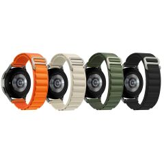 Huawei Watch GT 5 Pro GT 5 46 mm uyumlu Kordon Alpine Loop Kumaş Örgü Kayış Yeşil