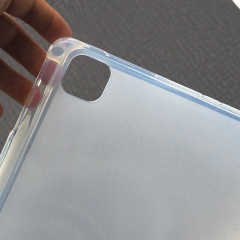 Apple iPad Pro 12.9 2021 5. Nesil Kılıf Kalem Bölmeli Silikon Tablet Kılıfı Esnek TPU Kapak