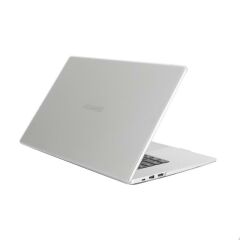 Huawei MateBook D15 2021 uyumlu Kılıf Koruyucu Kapak Parlak Şeffaf Tasarım Hava Kanallı