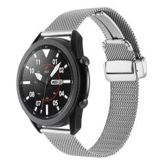 Huawei Watch GT 5 Pro GT 5 46 mm Uyumlu Hasır Metal Kordon Magnetik D Tokalı Tel Örgü Kayış