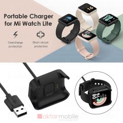 Xiaomi Mi Watch Lite uyumlu USB Şarj Aleti Manyetik Şarj Cihazı Hızlı Şarj Kiti