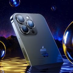 Apple iPhone 14 Pro Max Benks New KR Kamera Lens Koruyucu Mor