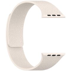 Apple Watch Ultra / Ultra 2 49 mm Uyumlu Magnetik Silikon Kordon Deri Görünümlü Mıknatıslı Kayış