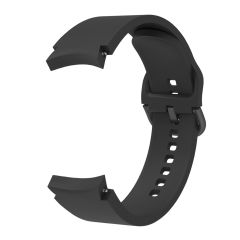 Samsung Galaxy Watch 4 40 / 44 mm Silikon Kordon Tam Uyumlu Pim Tasarımı Premium Spor Kayış Siyah